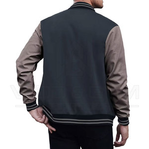 Vestes décontractées d'hiver pour hommes, style universitaire tendance, design High Street, avec lettres, écologiques, style baseball - Product Image 2