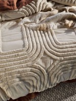 Style Boho 3 pièces coton touffeté couettes couverture roi reine double taille Double housse de couette maison Decoe literie avec taies d'oreiller