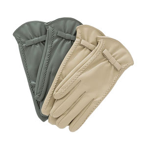 100% gants de robe en cuir véritable pour femmes mode gant en cuir de qualité supérieure conception personnalisée gant de robe en cuir véritable - Product Image 1
