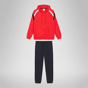 Conjunto de jogging de lana de alta calidad para hombre, chándal deportivo de invierno con cremallera elegante, transpirable y cómodo - Product Image 6