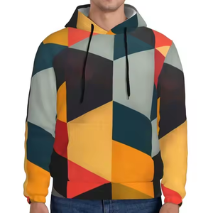 Men Clothing Custom Sublimation Hoodies Hooded Sweatshirt Fashion Pullover Men Fitness <b>Jacket</b> Hoodie - Product Image 6