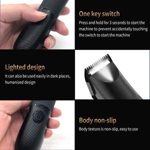 Tondeuse Électrique Étanche pour Hommes, pour Poils du Sous-Vêtement, Utilisation Humide et Sèche, avec Écran LED, Lame en Céramique, Rasoir d'Hygiène, Station de Recharge - Product Image 6