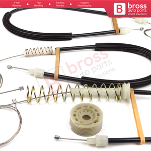 BWR5188 Kit de réparation de lève-vitre avant droit pour 6 Series F06 Gran Coupé 2011-18 51337268798 Bross Auto Parts Made in Turkey - Product Image 6