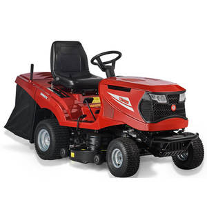Tondeuse à gazon autotractée à moteur essence de qualité industrielle Red Riding avec poignée pliable et bac de ramassage arrière de 200 L - Product Image 1