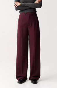 กางเกงขายาวทรงตรงเอวสูงคุณภาพสูงสำหรับผู้หญิง ปี 2025 กำลังเป็นที่นิยม ผลิตตามแบบ OEM ป้องกันรอยยับ แห้งเร็ว ระบายอากาศดี สไตล์ลำลองอัจฉริยะ สำหรับฤดูใบไม้ผลิ - Product Image 4