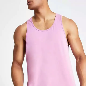 Manufacture Custom logo <b>Men</b> Cotton Hollow Tank Top Sleeveless Fitness Wear Workout <b>Men</b> <b>Gym</b> <b>Vest</b> for Summer - Product Image 2