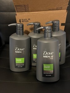 Dove Men+Care Gel Douche Extra Fraîcheur, lot de 4, pour la peau des hommes, élimine efficacement les bactéries tout en nourrissant la peau, 18 oz - Product Image 4