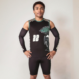 Uniformes de Fútbol 7V7 Personalizados de Alta Calidad, Impresión por Transferencia de Calor, Compresión, 100% Poliéster, Antibacterianos y Transpirables - Product Image 2