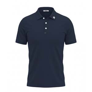 Chemise Active Homme Handee 100% Polyester Piqué Séchage Rapide Design Uni Boutons Brodés Respirante Manches Courtes Golf Teinte Unie - Product Image 3