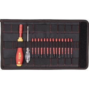 For WIHA SlimVario 16-Piece VDE Insulated <b>Screwdriver</b> Set with Interchangeable Blades - Product Image 1