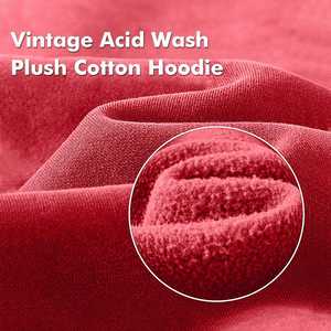 Sweats à capuche pour hommes délavés à l'acide de haute qualité au design personnalisé Meilleure vente Léger et confortable Décontracté Grande taille Sweats à capuche délavés à l'acide pour hommes - Product Image 4