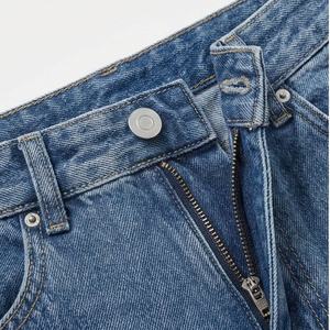 <b>Women's</b> <b>Jeans</b> High Quality Casual Wide Leg Straight Denim Trousers High Waist <b>Jeans</b> for <b>Women</b> Customized Color Trendy Pants - Product Image 4