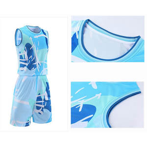 Haute qualité 2025 maillot de basket-ball de Sublimation personnalisé séchage rapide respirant été maillot de basket-ball ensembles uniformes - Product Image 4