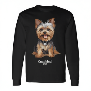 Camiseta de Manga Larga con Gráfico de la Raza de Perros Yorkshire Terrier (Yorkie), Producto Promocional - Product Image 2