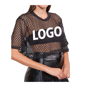 Camiseta recortada cuadrada de tela funcional, Camiseta corta de diseño de alta calidad, camiseta cuadrada ligera de tendencia - Product Image 6