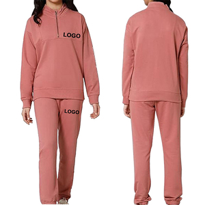 Conjunto de Sudadera con Capucha para Mujer, Cómodo Chándal con Capucha, Transpirable, Diseño Sólido, Talla Grande, Conjunto de Invierno con Diseño Estampado - Product Image 1