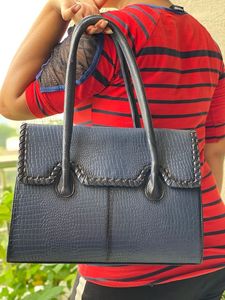 Sac à main en cuir pour femmes, fourre-tout à bandoulière imprimé à la main, Vintage, nouvelle collection - Product Image 3