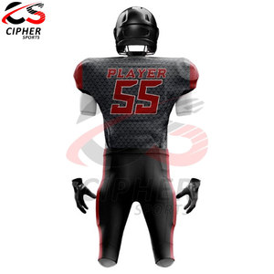 Uniforme de football américain confortable de la meilleure qualité pour hommes ensembles imprimés de l'équipe professionnelle - Product Image 3