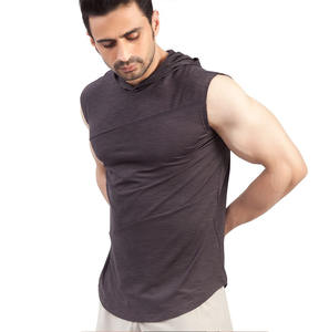 2025 nouveauté hommes entraînement à capuche débardeurs sans manches gymnastique entraînement sweats à capuche musculation Muscle coupé sweat à capuche - Product Image 2