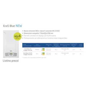 Caldera de Gas LPG de Chimenea Abierta Baxi Eco5 Blue de 24 kW ErP para Sistemas HVAC Domésticos, Fabricada en Italia - Product Image 2