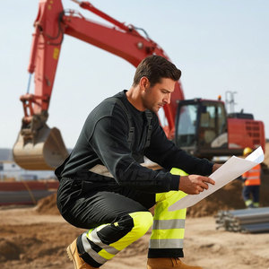 กางเกงเอี๊ยมกันน้ำแบบใหม่ ทนทาน สำหรับงานก่อสร้างในสภาพอากาศเปียกชื้น - Product Image 6