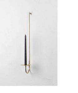 Candelabro de pared de Metal, candelabro, candelabro dorado, fiesta de boda Vintage, acentos de pared, arte de pared, espejos, lámparas, volumen - Product Image 1