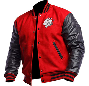 High Quality Unisex Varsity Baseball Jacket Men's Casual Winter <b>Coat</b> Custom Logo Embroidery Wool Fabric Wholesale Lettersman - Product Image 4