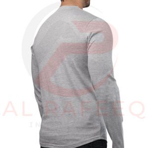 Camisa de algodón de manga larga con estampado de la mejor calidad para hombre, poliéster de algodón transpirable y de secado rápido con diseño de patrón sólido - Product Image 4