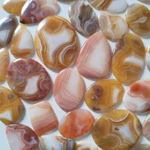 Natura prix de gros Botswana Agate paire Lot de pierres précieuses incroyable merveilleux fait à la main pierre en vrac agate de haute qualité pour bijoux - Product Image 4