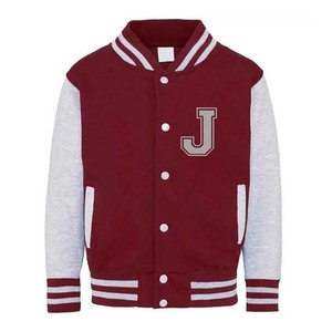 2025 Custom Logo Embroidery Varsity <b>Jackets</b> Baseball Streetwear <b>Leather</b> Sleeves Solid Letterman Outwear Women's Varsity <b>Jackets</b> - Product Image 6