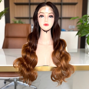 100% vietnamien meilleure qualité cheveux humains vague de corps couleur perruques longue longueur pour les femmes noires - Product Image 1