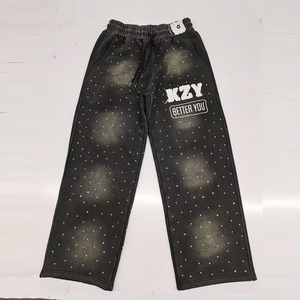 Survêtement de course évasé en coton pour l'hiver pour hommes, nouveau style de survêtement à capuche, ensemble de sweat à capuche streetwear uni - Product Image 4