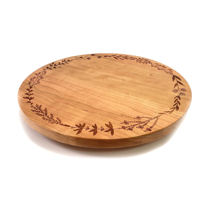Organizador de cocina de diseño de papel hecho a mano de madera rústica Lazy Susan para cocina a precio al por mayor - Product Image 3