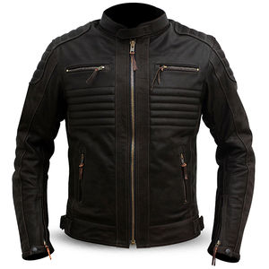Veste de course moto en cuir unisexe, couleur personnalisée, respirante, imperméable, coupe-vent, vêtements de sport - Product Image 2