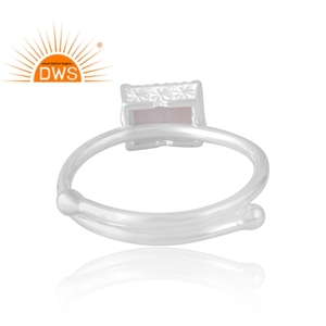Best Selling 925 Sterling Silver Natural <b>Rose</b> <b>Quartz</b> Gemstone <b>Ring</b> Custom Jewelry For Women Gift For Her - Product Image 2