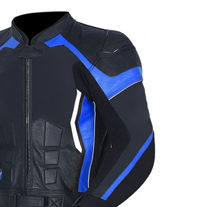 Combinaison de course de moto professionnelle personnalisée pour hommes, dernière conception en cuir, vêtements de course automobile, options de taille disponibles, vente en gros - Product Image 4