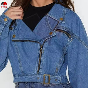 Women Denim Jacket High Quality Cotton <b>Jean</b> Jacket OEM ODM Manufacturer Wholesale - Product Image 2