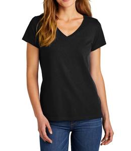 Vente en gros de haut de yoga vierge oversize d'été t-shirts pour femmes t-shirt court uni pour dames t-shirt à col en V en coton de haute qualité - Product Image 1