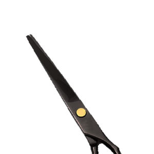 Tijeras de peluquería, tijeras de peluquería profesionales negras, tijeras de peluquería de acero inoxidable, herramientas de corte afiladas para estilizar - Product Image 2