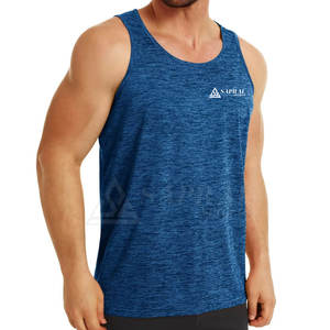 Alta calidad al por mayor Fitness superventas Premium calidad hombres camiseta sin mangas Slim Fit hombres camiseta sin mangas gimnasio Fitness Wear hombres camiseta sin mangas - Product Image 1