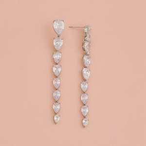 Trendy Drop <b>Earrings</b> 166697 Gold Plated Zinc Alloy with <b>Diamond</b> Ruby Zircon for Weddings Parties Gifts - Product Image 4
