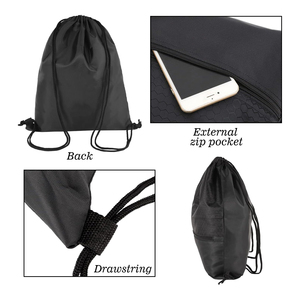 2024 New High Quality Cotton <b>Canvas</b> Drawstring <b>Backpack</b> Wholesale Personalized Custom with Logo Waterproof Drawstring Bag - Product Image 4