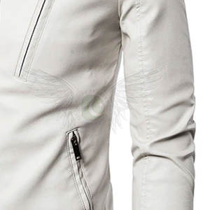 OEM Service New Style Fashion Zipper <b>Leather</b> <b>Jacket</b> High Quality <b>Long</b> Sleeve Winter <b>Jacket</b> - Product Image 3