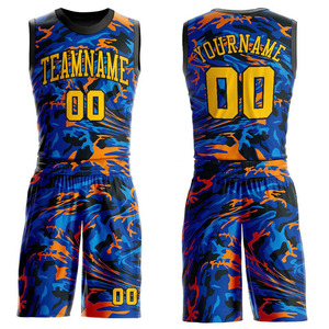 Ensemble de maillots de basket-ball personnalisés pour les académies sportives, maillot respirant d'été et shorts pour les entraînements et les matchs - Product Image 5