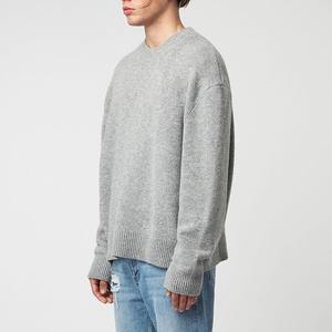 Pull en laine/cachemire pour homme avec logo personnalisé, respirant, logo sur le devant, manches longues, tricot de haute qualité, anti-boulochage, 320g - Product Image 3