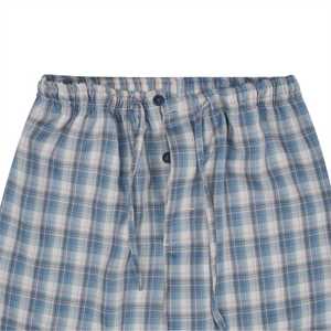 Grey Check Cross Pocket Woven <b>Pajama</b> Regular Fit Lounge Pants Soft CVC Fabric, Drawstring Waist & Side Pockets Sleepwear - Product Image 5