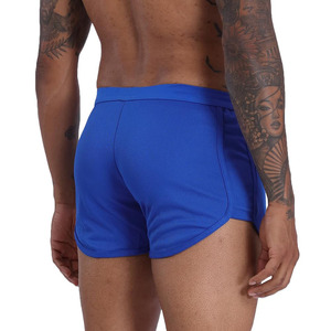 Pantalones Cortos Deportivos para Hombre, Transpirables, de Secado Rápido, Ligeros, Elásticos, de Poliéster/Algodón, con Cierre de Cordón y Bolsillo Lateral, para Gimnasio - Product Image 5