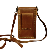 Bolsa cruzada de cuero clásica para teléfono celular Bolsos de mujer Mini bolsos de teléfono móvil personalizados de calidad superior