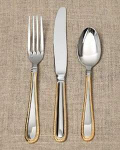 ชุดเครื่องครัวสแตนเลสสตีลเฮฟวี่เวทเครื่องเงินทนทานสำหรับทุกวันครอบครัวชุดเครื่องใช้บนโต๊ะอาหารทันสมัย - Product Image 3