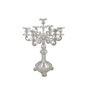Bougeoir en métal en laiton candélabre poli brillant support votif pour noël célébration de pâques décoration de la maison lanternes pots - Product Image 6